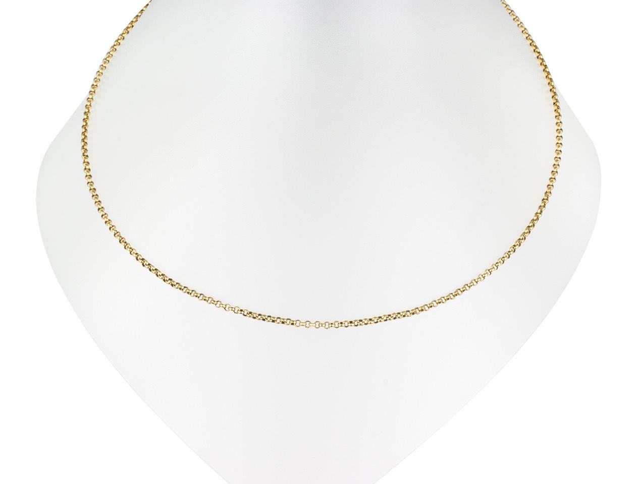 COLLIER, 750 gult guld, ca. 9,3 g.