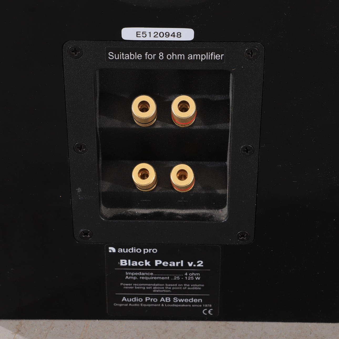 audio pro BLACKPEARL V.2 ペア Audio Pro Black Pearl v.2 スピーカー audio pro BLACKPEARL V2