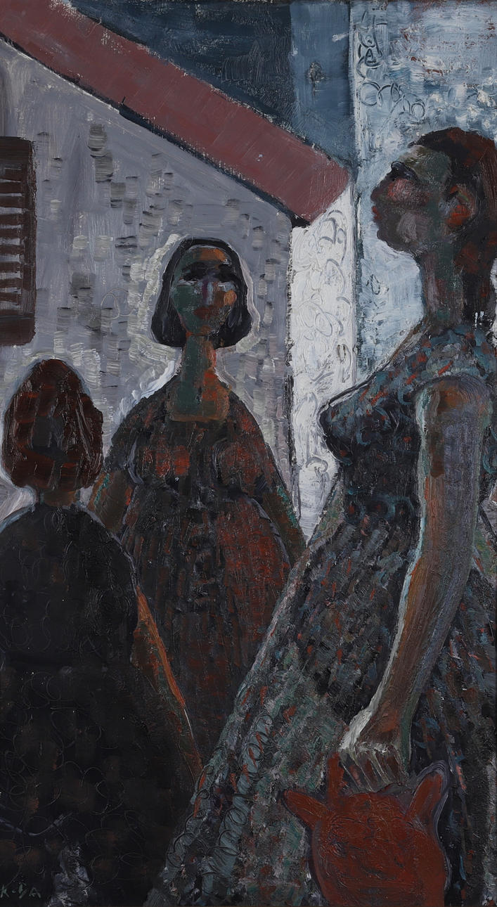 KARL-GUSTAV ANDERSSON. oil on Board, signed.