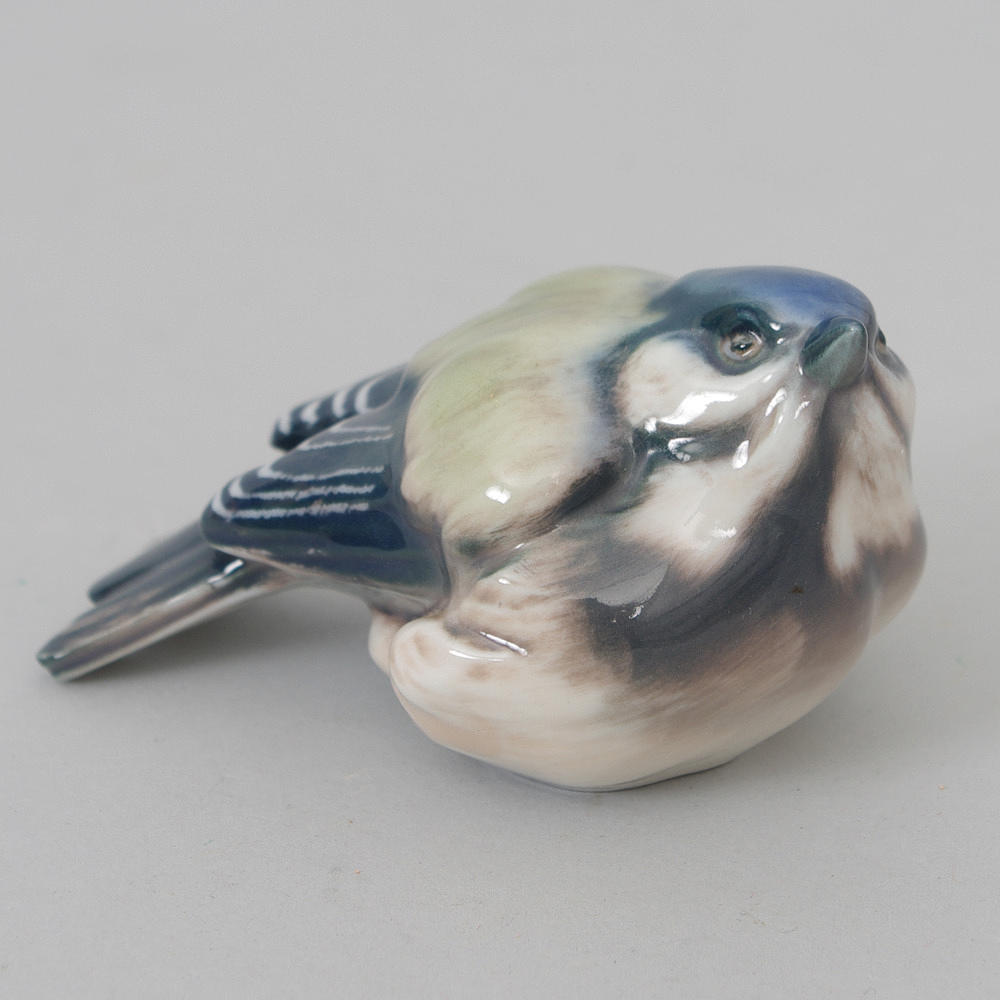 FIGURIN, porslin, fågel, Dahl Jensen.