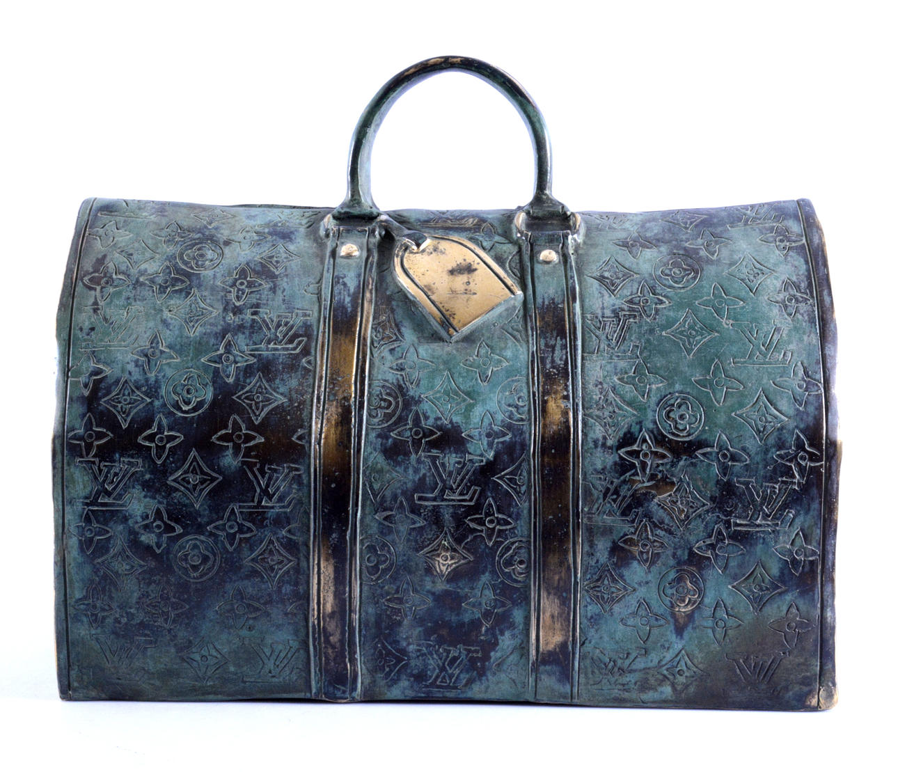 ANDREAS WARGENBRANT. SKULPTUR, Kopi efter Louis Vuitton, bronze.