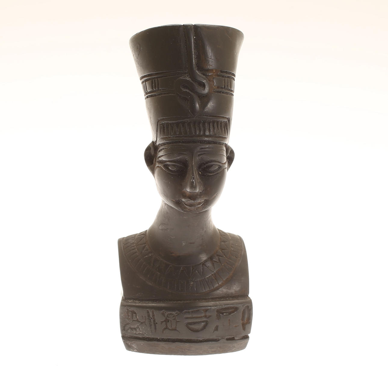 BUST, ebony, Egypt.