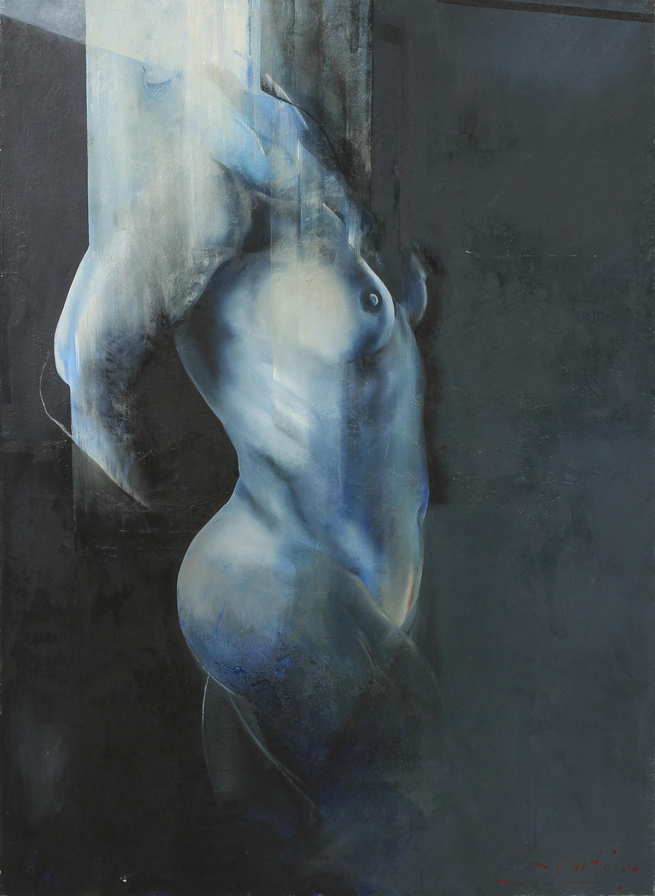 ROBERTO CORTAZAR. "Studios anatomicos" Olja på duk, signerad och daterad 1989.