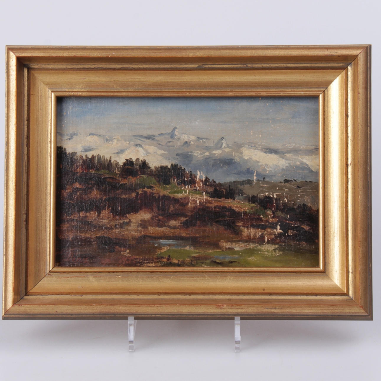 NARCISSE-VIRGILE DIAZ DE LA PENA. olja på pannå, 1800-tal, signerad.