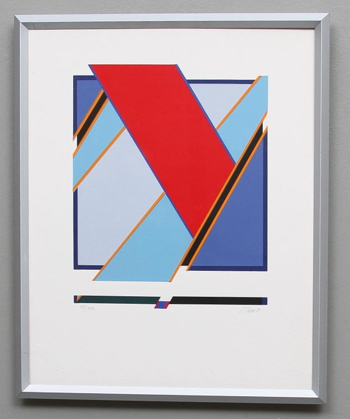 ILKKA PÄRNI. Färglitografi, Finland, signerat daterat 91 och numrerat 52/300.