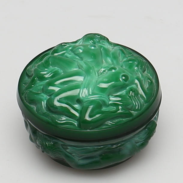 LOCKASK i glas. Frankrike. 1900-talet början.