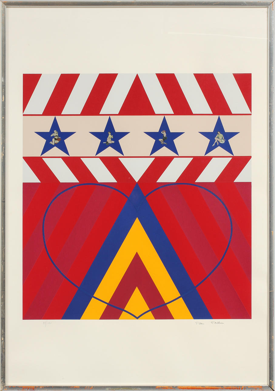 PETER PHILLIPS. Färgserigrafi, signerad och numrerad 11/100.