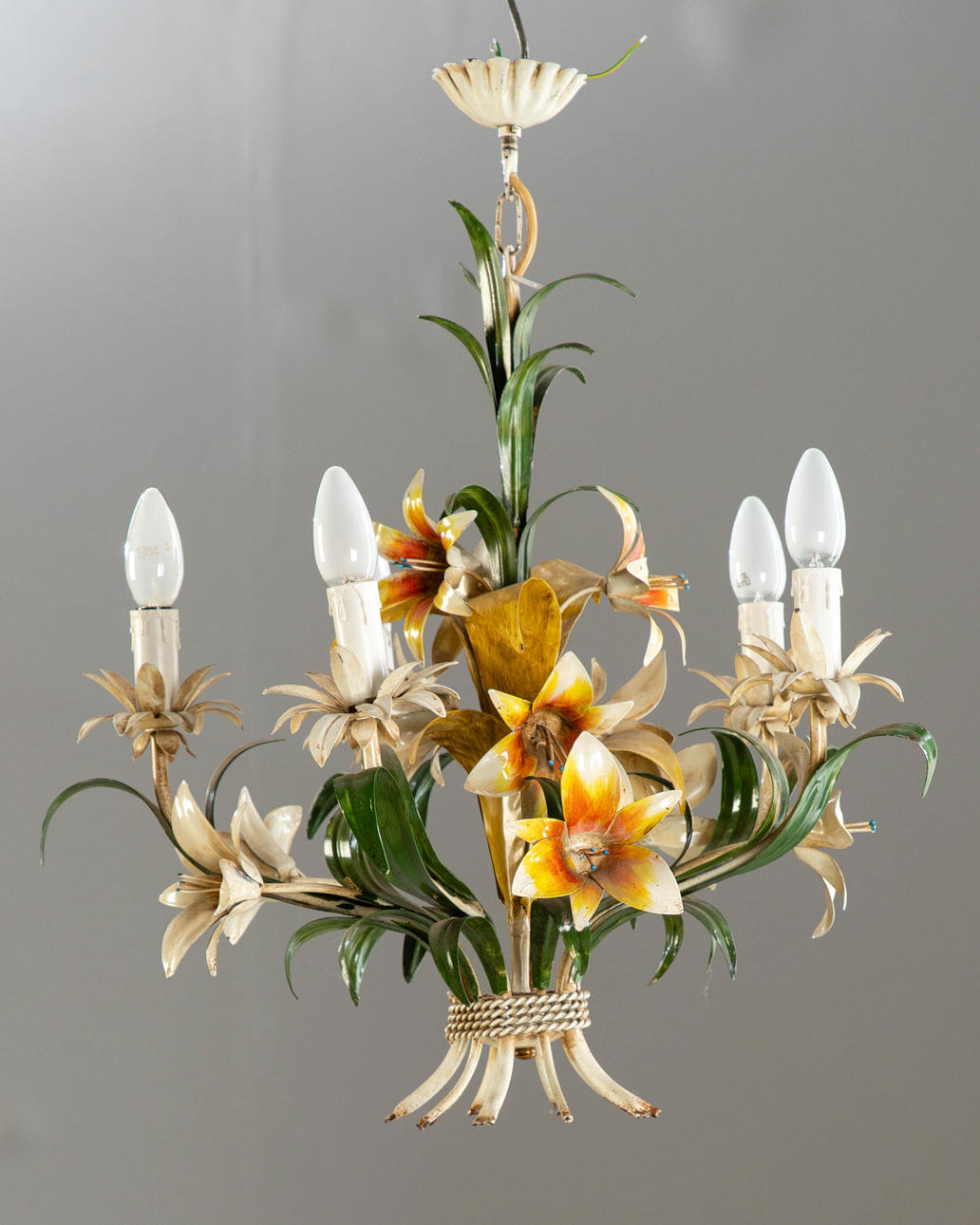 Pendelleuchte, Florentiner Stil.