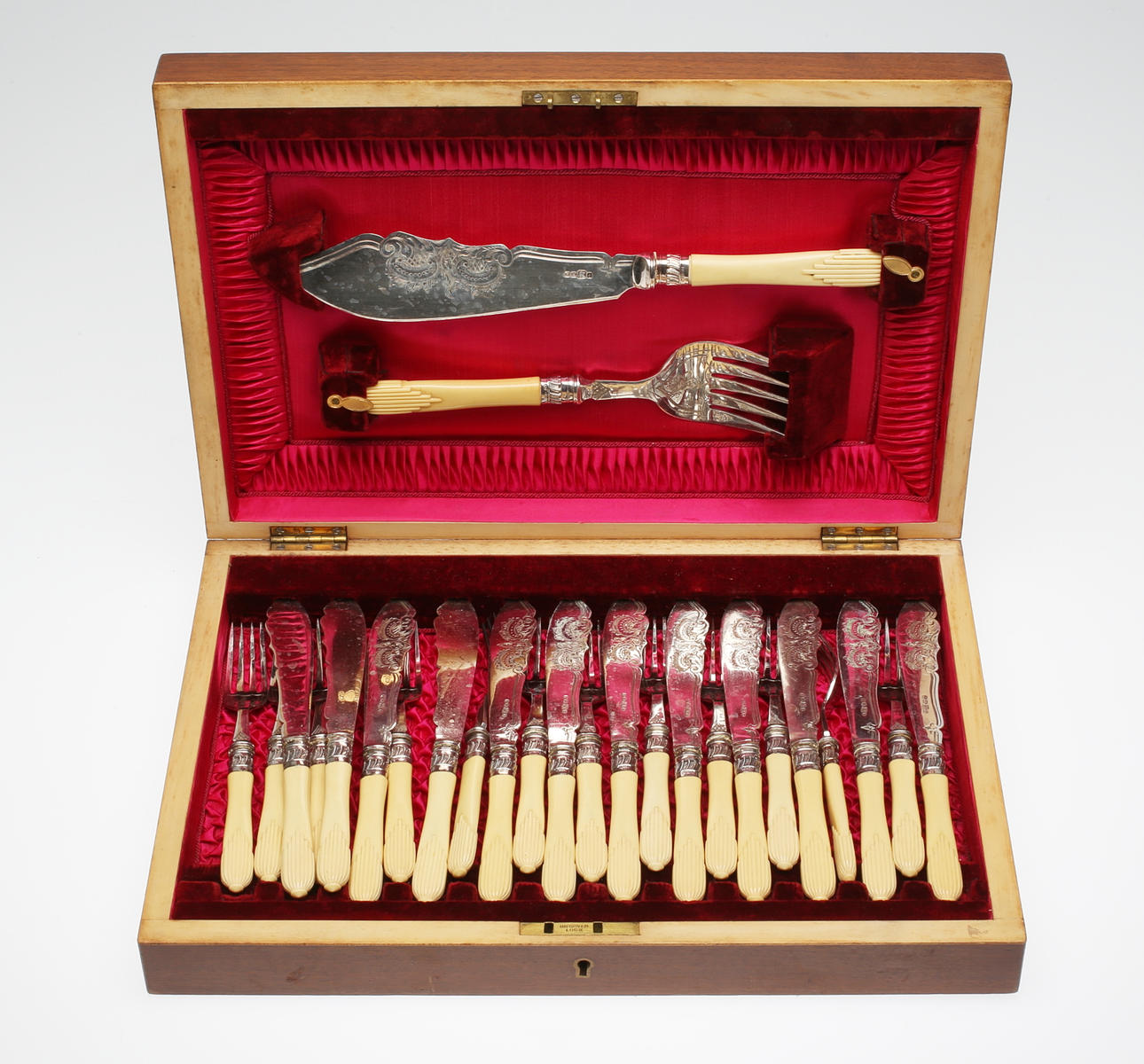 BESTICKSET, Silver, England, 26 delar, 1900-tal.