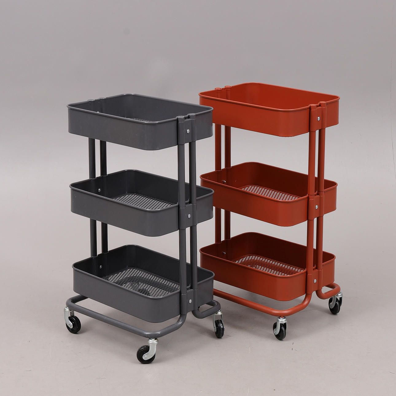 RULLVAGNAR, 2 st, "Råskog", Ikea.