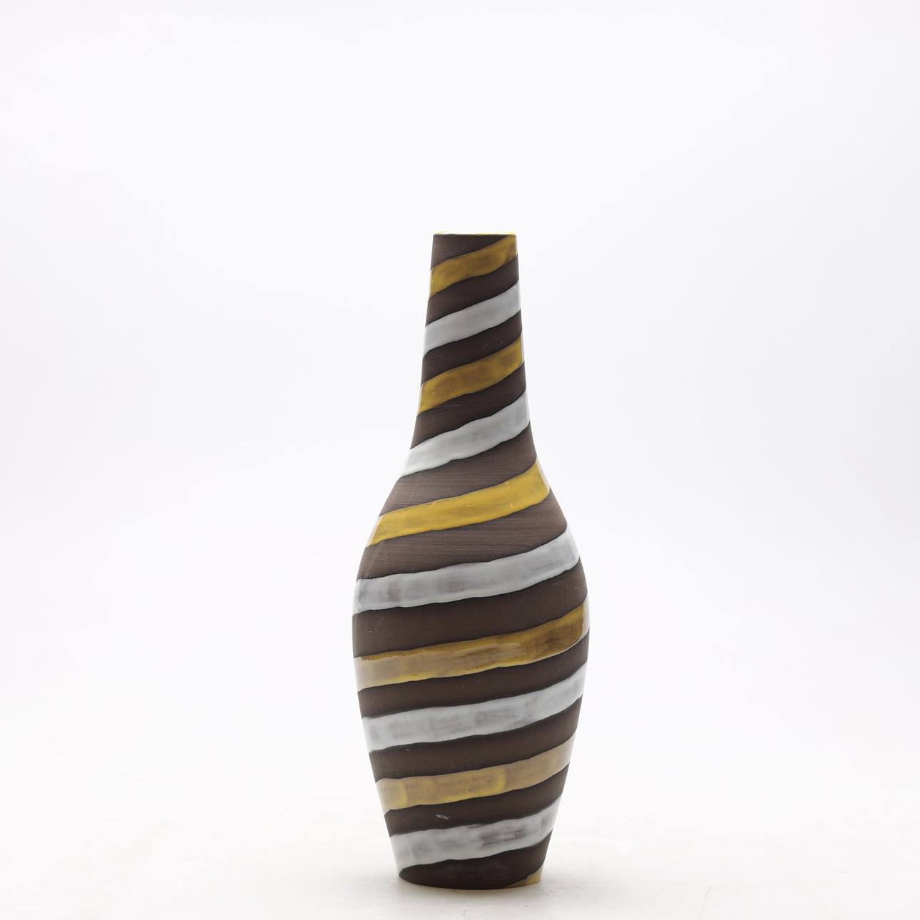 INGRID ATTERBERG. vas, lergods, "Spiral", Upsala-Ekeby.