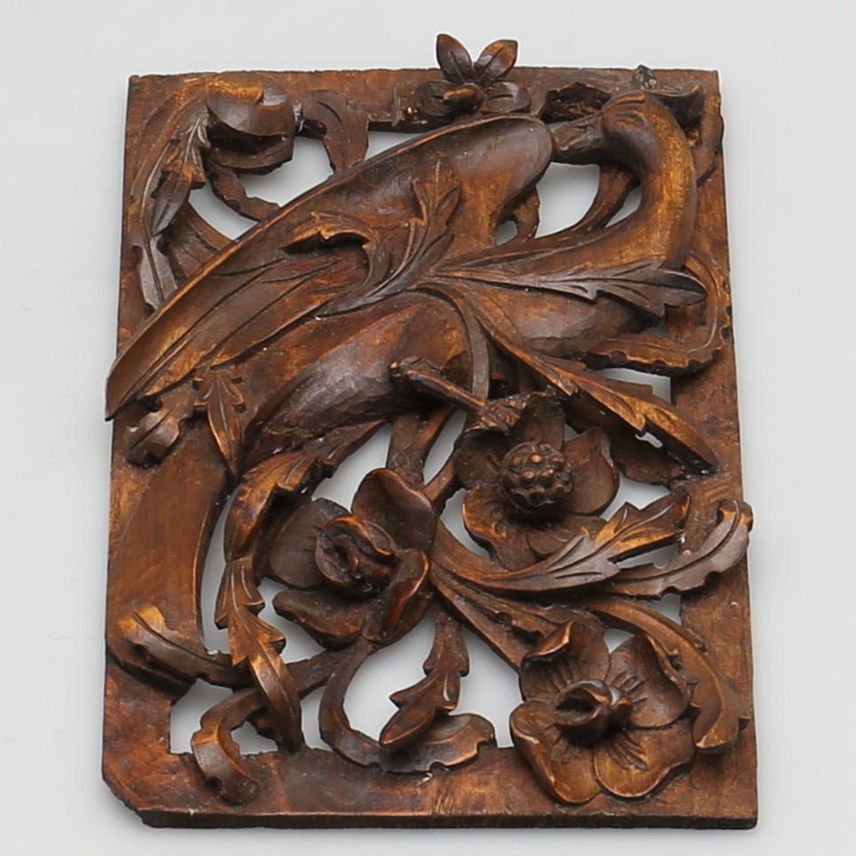 RELIEF i trä. Orientalisk. 1900-tal.