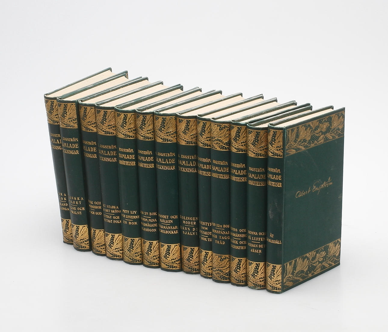 BÖCKER, 13 st, Albert Engström Samlade Berättelser, Albert Bonniers, 1920-tal.