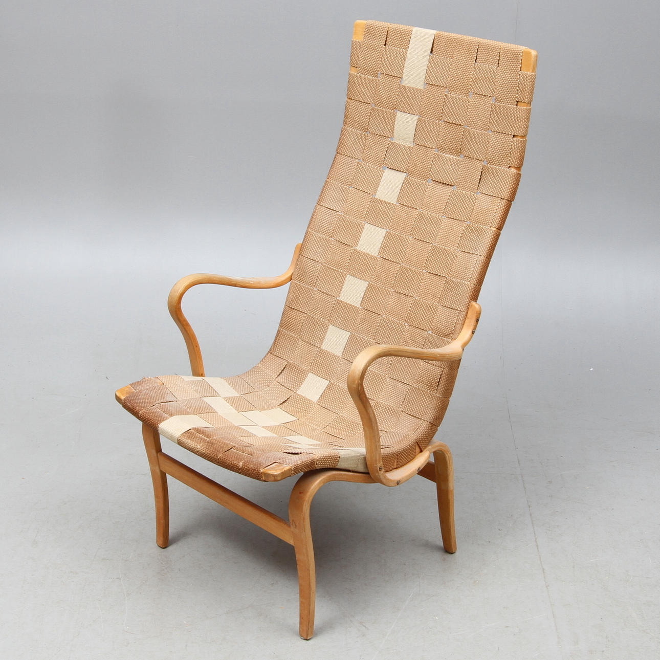 KARMSTOL, "Eva hög", Bruno Mathsson, 1900-tal.