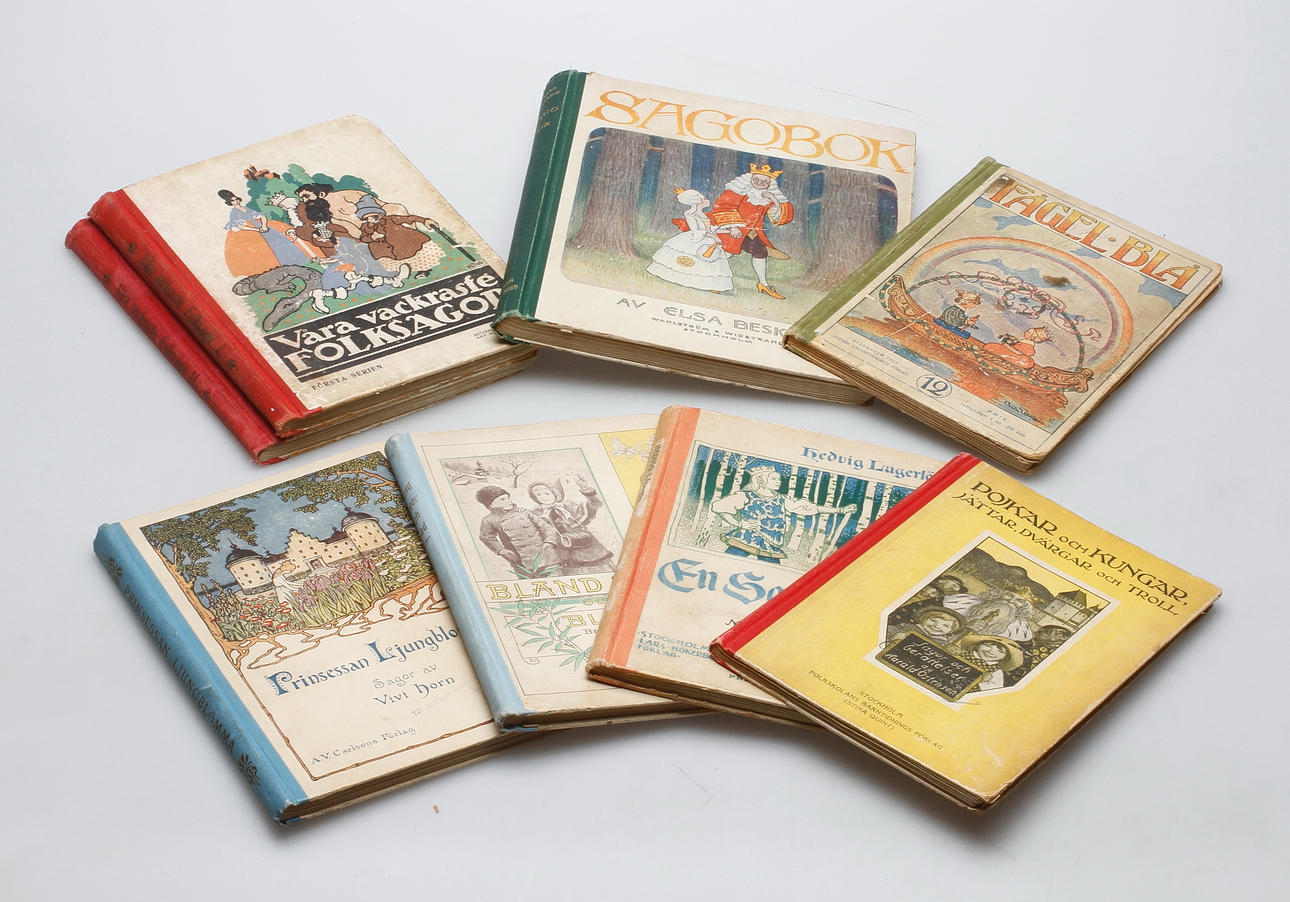 BARNBÖCKER, 8 st, tidigt 1900-tal.