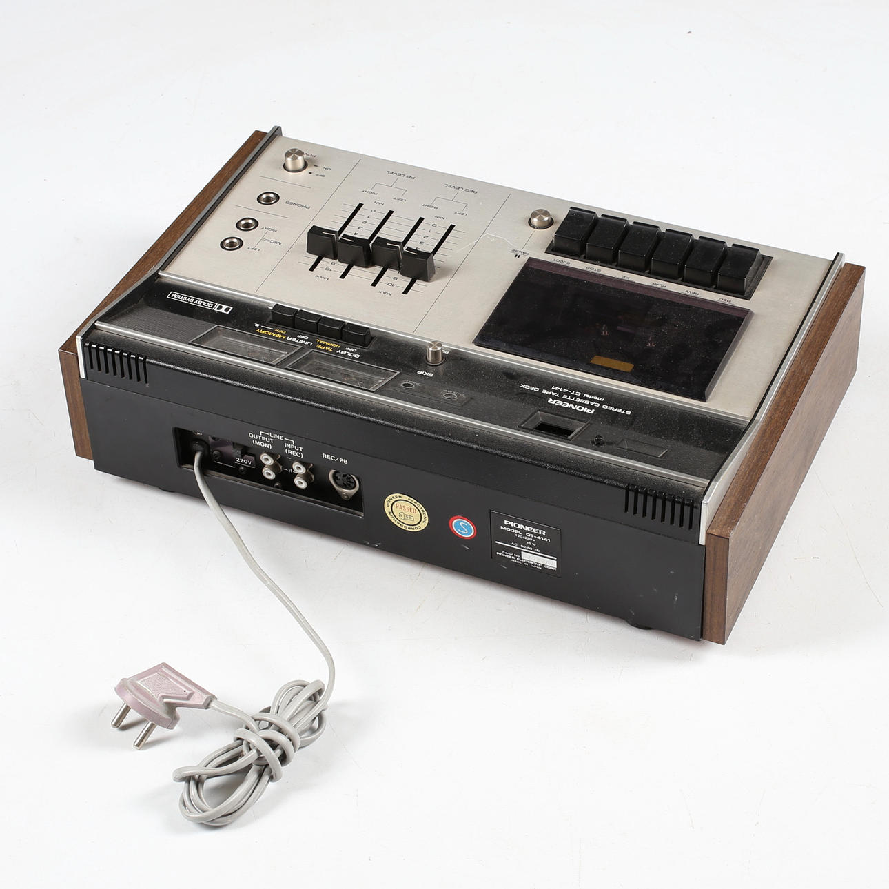 STEREO CASSETTE DECK, Pioneer ct-4141, 1970s. Miscellaneous