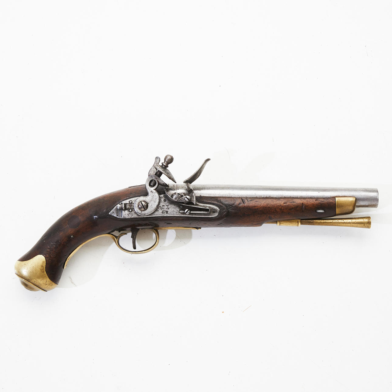 FLINT LOCK PISTOL, British, circa 1800.