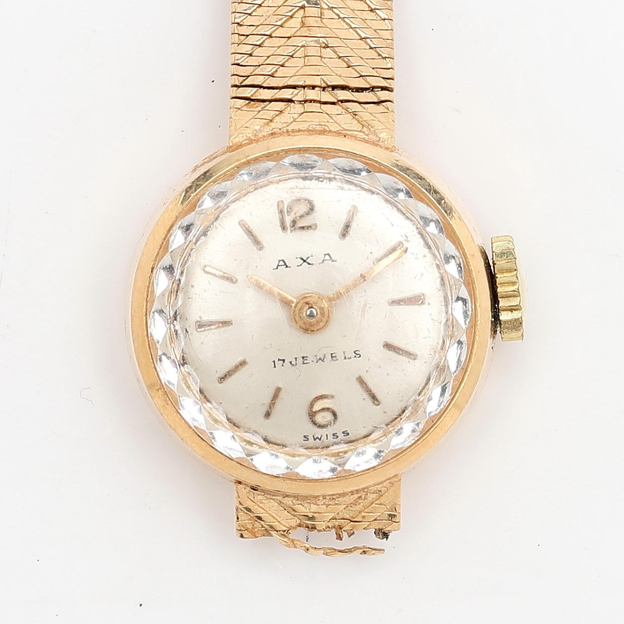 WRIST WATCH, 18K gold, Axa.