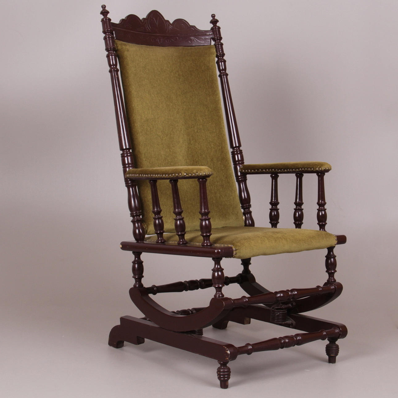 GUNGSTOL, amerikansk modell, omkring sekelskiftet 1900.