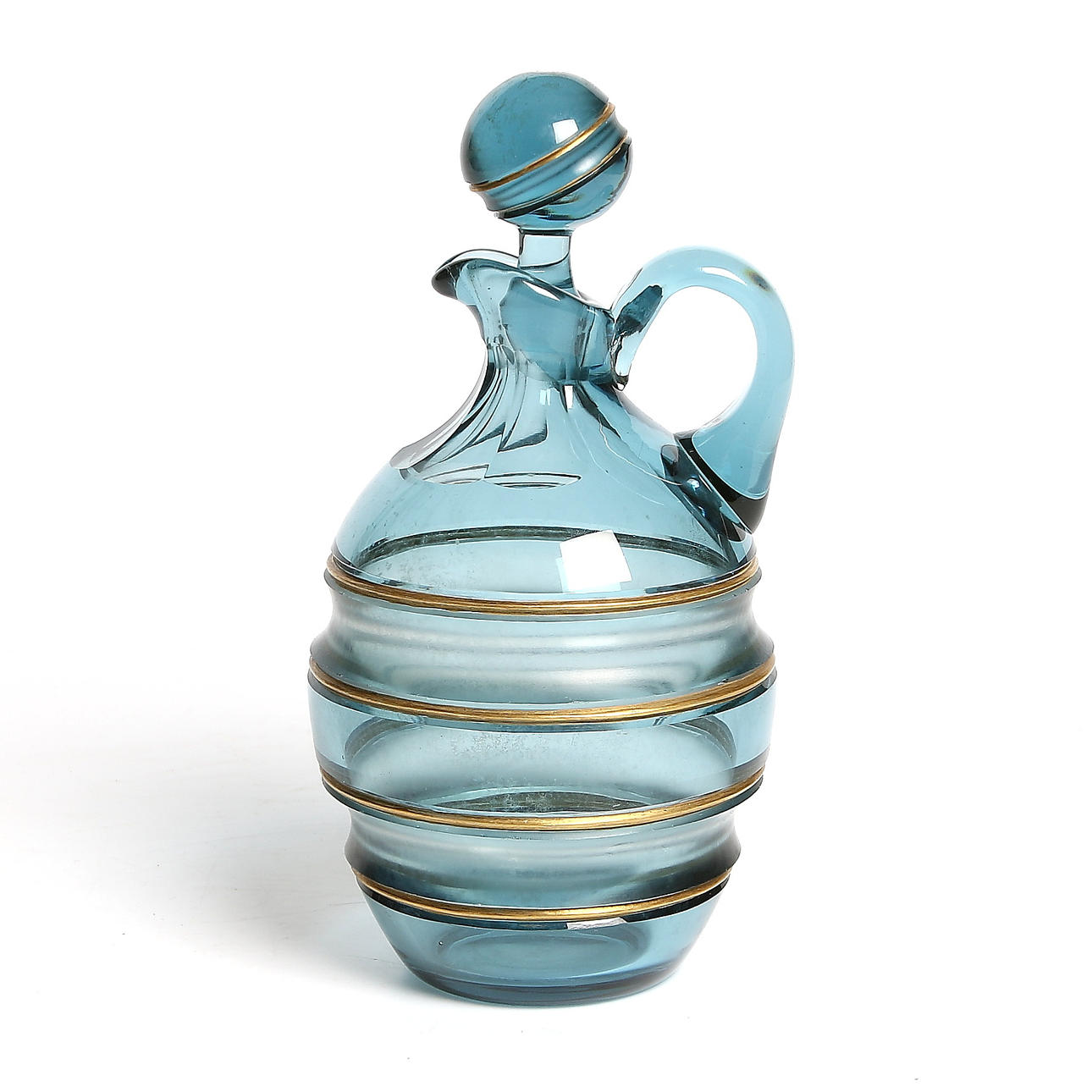 KARAFF, glas, art deco, Elis Bergh, Kosta, 1930-tal.