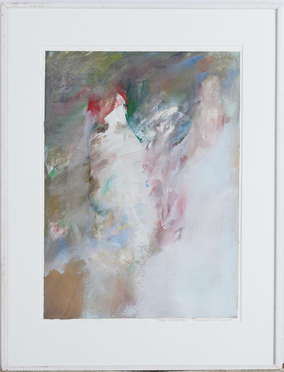 THOMAS WILLARD (FÖDD 1947):. "Forgiveness", gouache, signed and dated Thomas Willard -94.