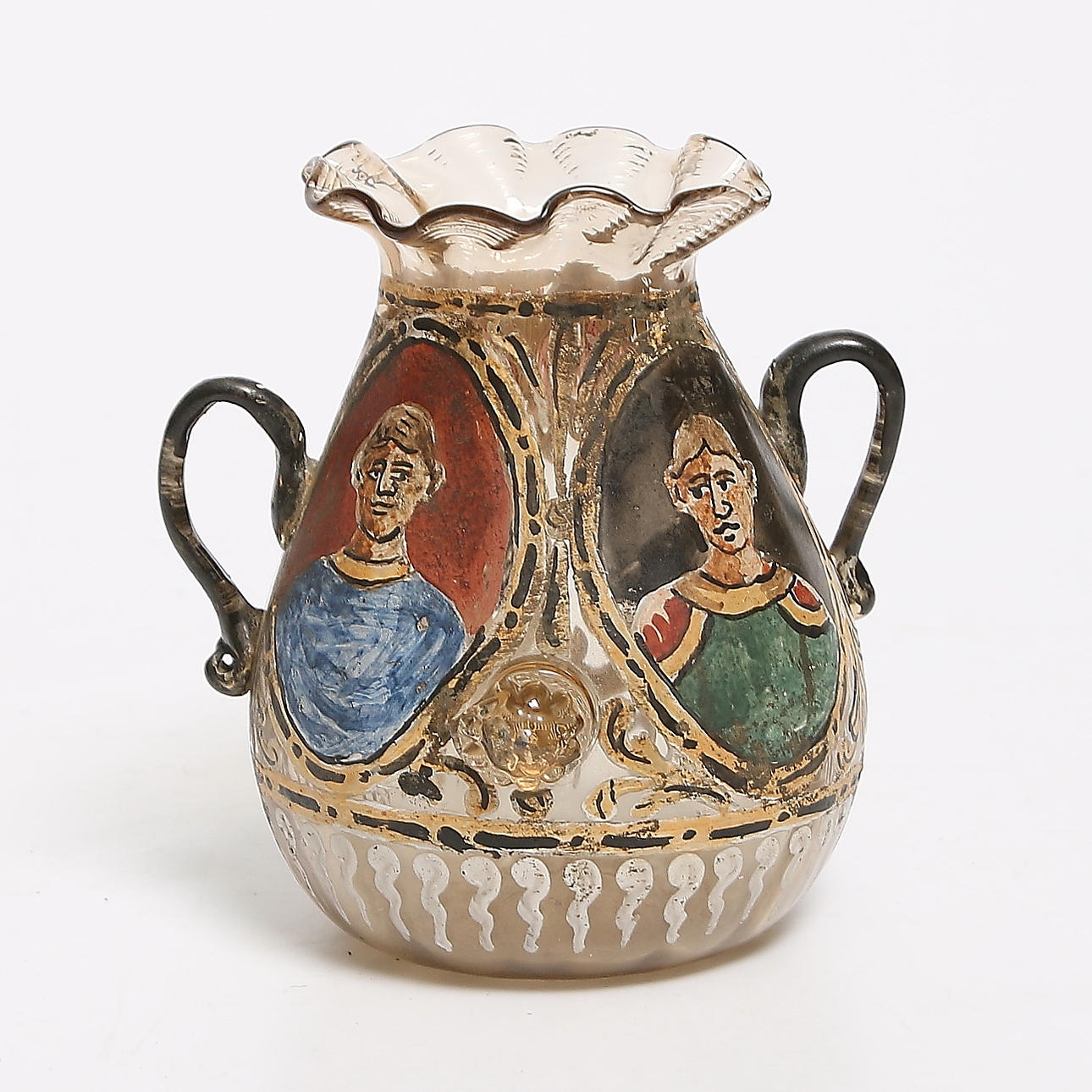 VAS, glas, Medelhavsområdet, sent 1800-tal.