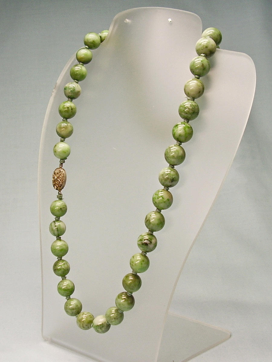 JADE KETTE ANTIK CHINA UM 1920.