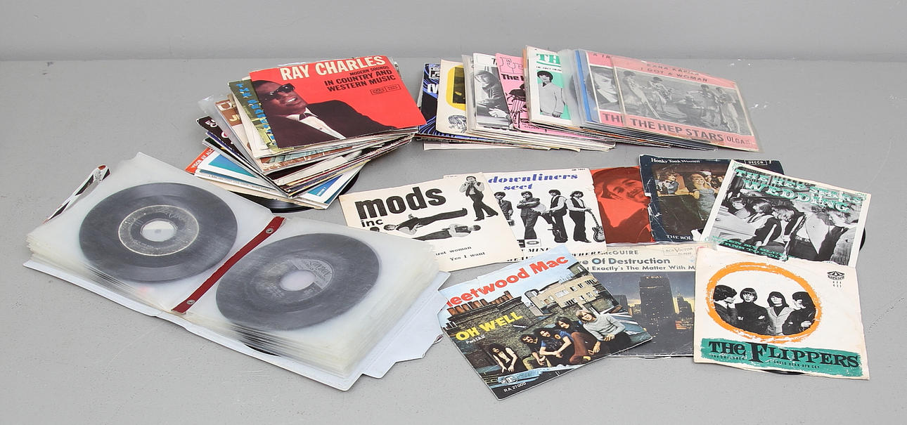 EP-SKIVOR, rock och pop.