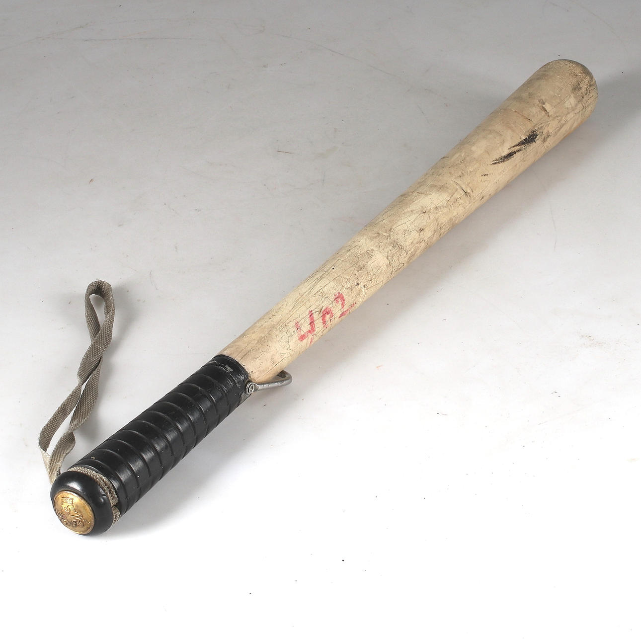 BATETA DE POLICÍA, goma, 1900.