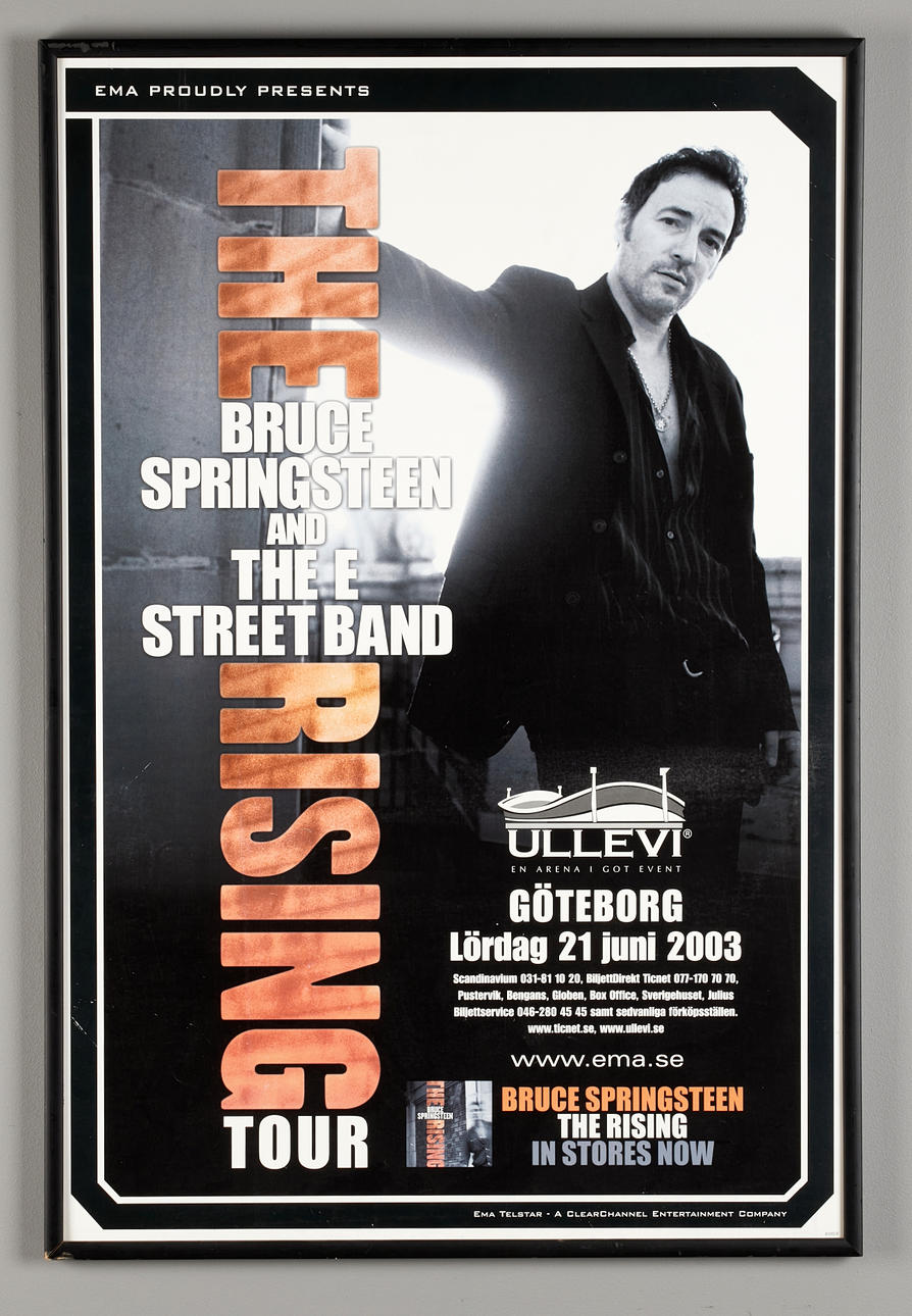 KONSERTAFFISCH, Bruce Springsteen and the E Street Band ''The Rising ...