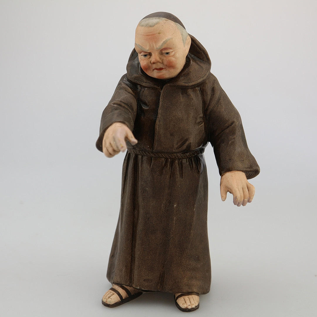 MUNK KERAMISK FIGUR.