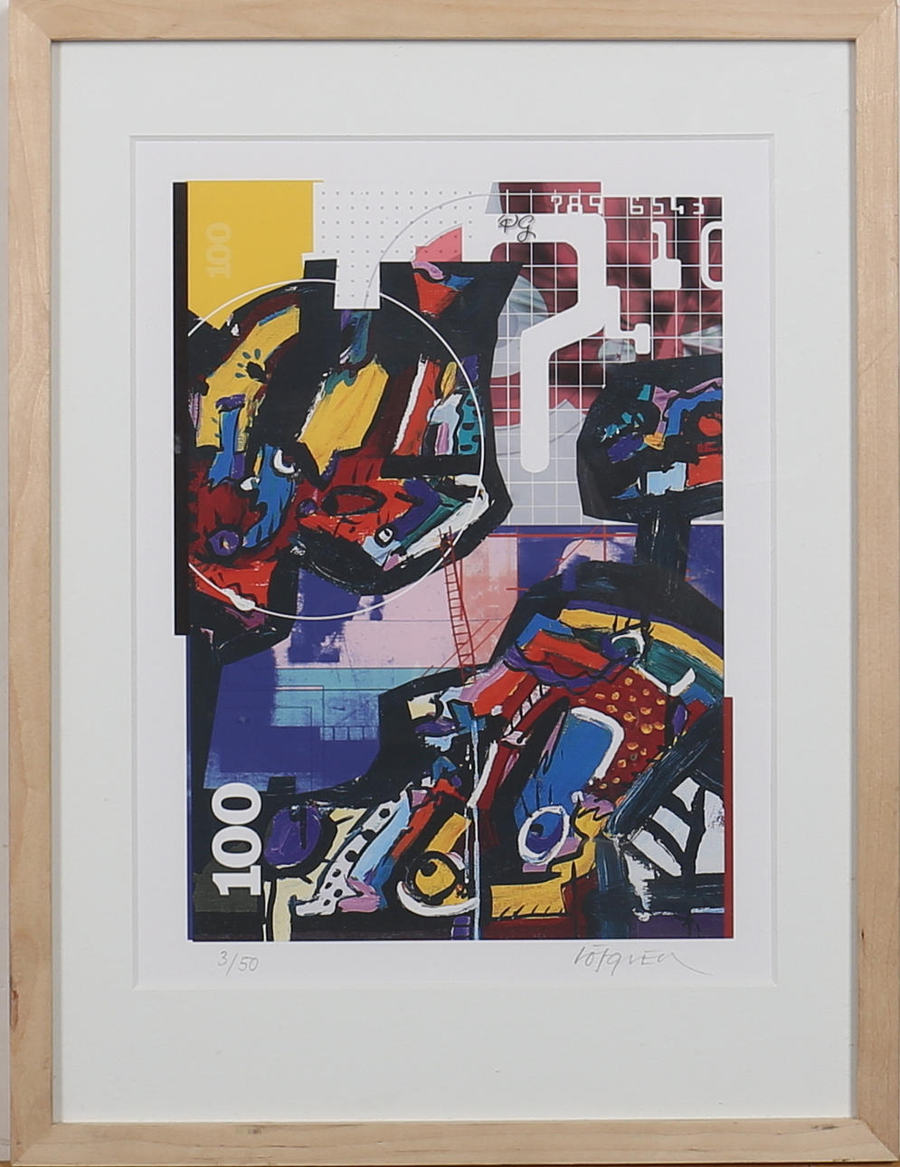 KEN LÖFGREN. Serigrafi. Signerad Löfgren. Numrerad 3/50.