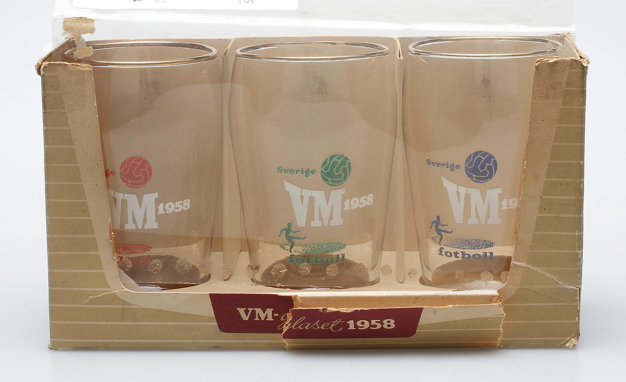GLAS, 3 st, VM i fotboll 1958.
