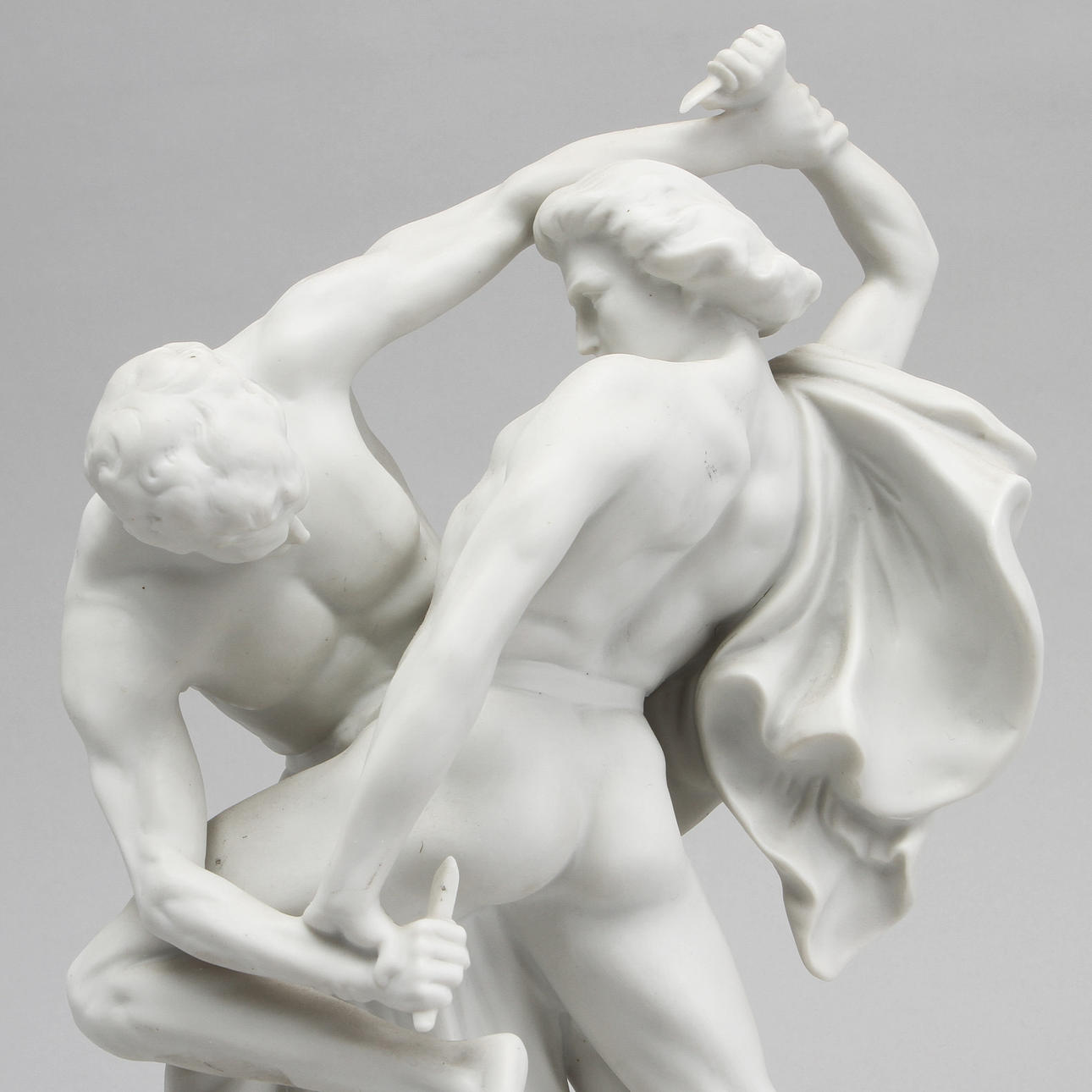 FIGURIN, parian, signerad med tillverkningsnummer 3912.