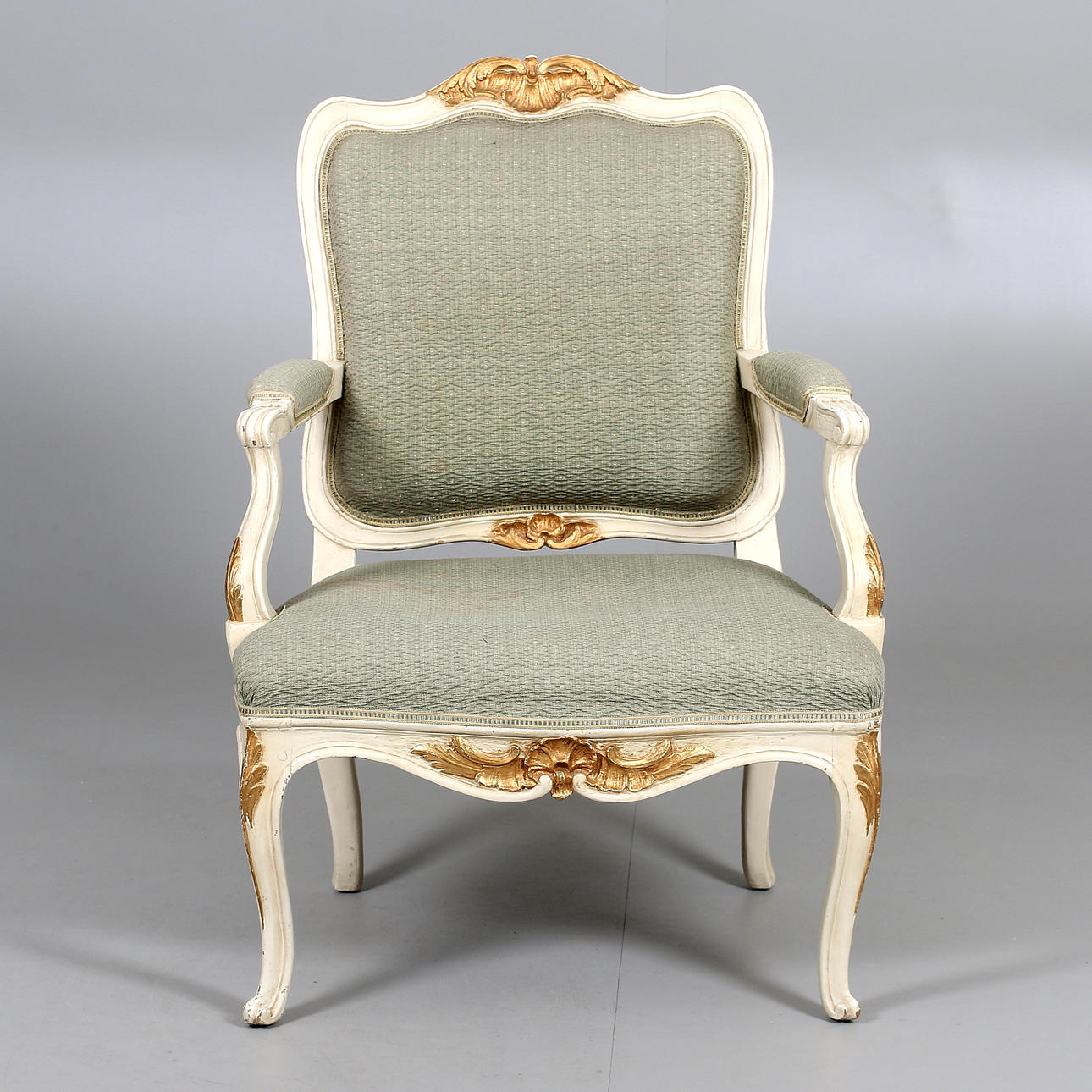 FÅTÖLJ, rokoko, 1700-talets andra hälft.