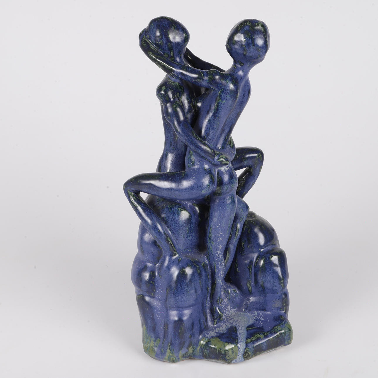 ÅKE LARSSON. Skulptur, stengods, Viken.