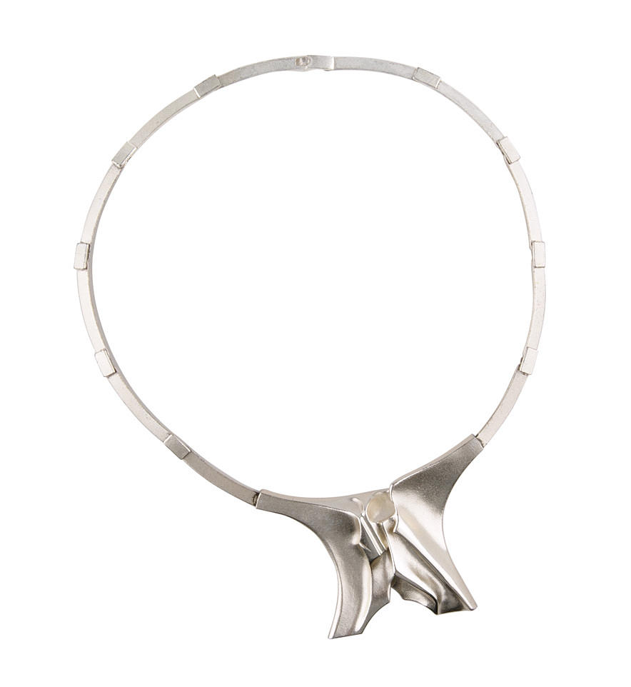 COLLIER, Lapponia Finland, 925 silver, ca. 59,5 g.