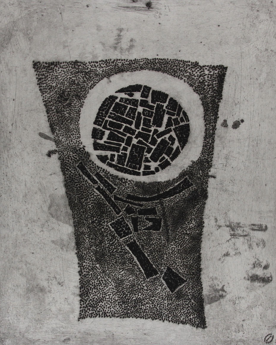 ARTHUR LUIZ PIZA. Brasilien. Komposition. Etsning, signerad Piza och numrerad 2/125.