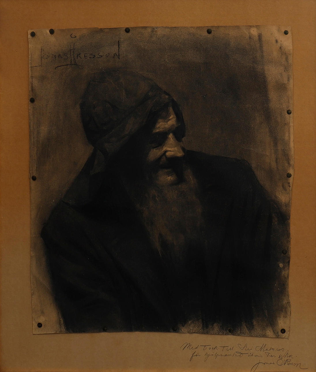 JONAS ÅKESSON. MANDELIGE PORTRÆT.