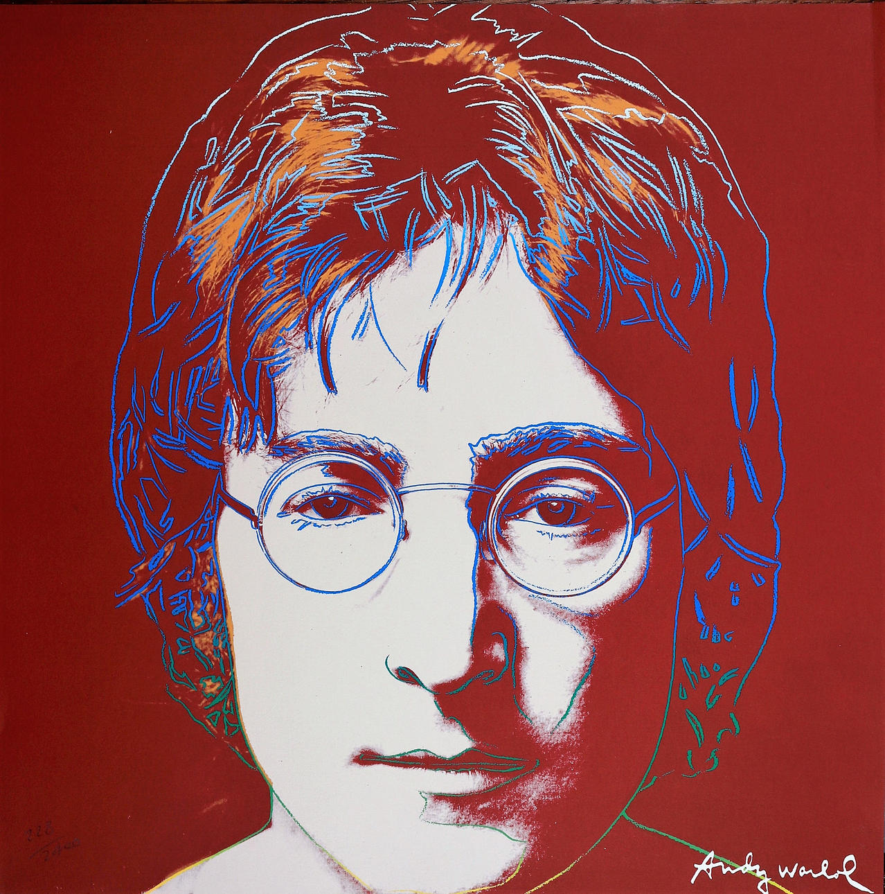 AFTER ANDY WARHOL. John Lennon.
