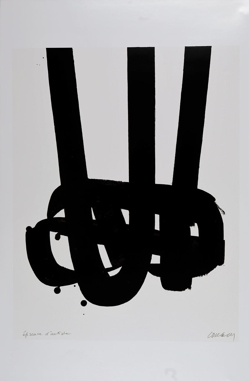 PIERRE SOULAGES. EFTER. ”Litografi nr 29".