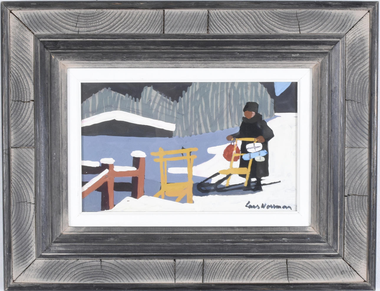 LARS NORRMAN. Gouache.