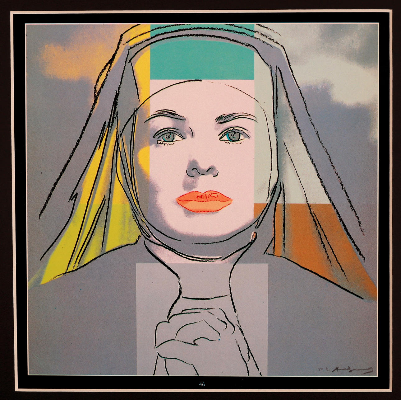 ANDY WARHOL. EFTER. Ingrid Bergman.