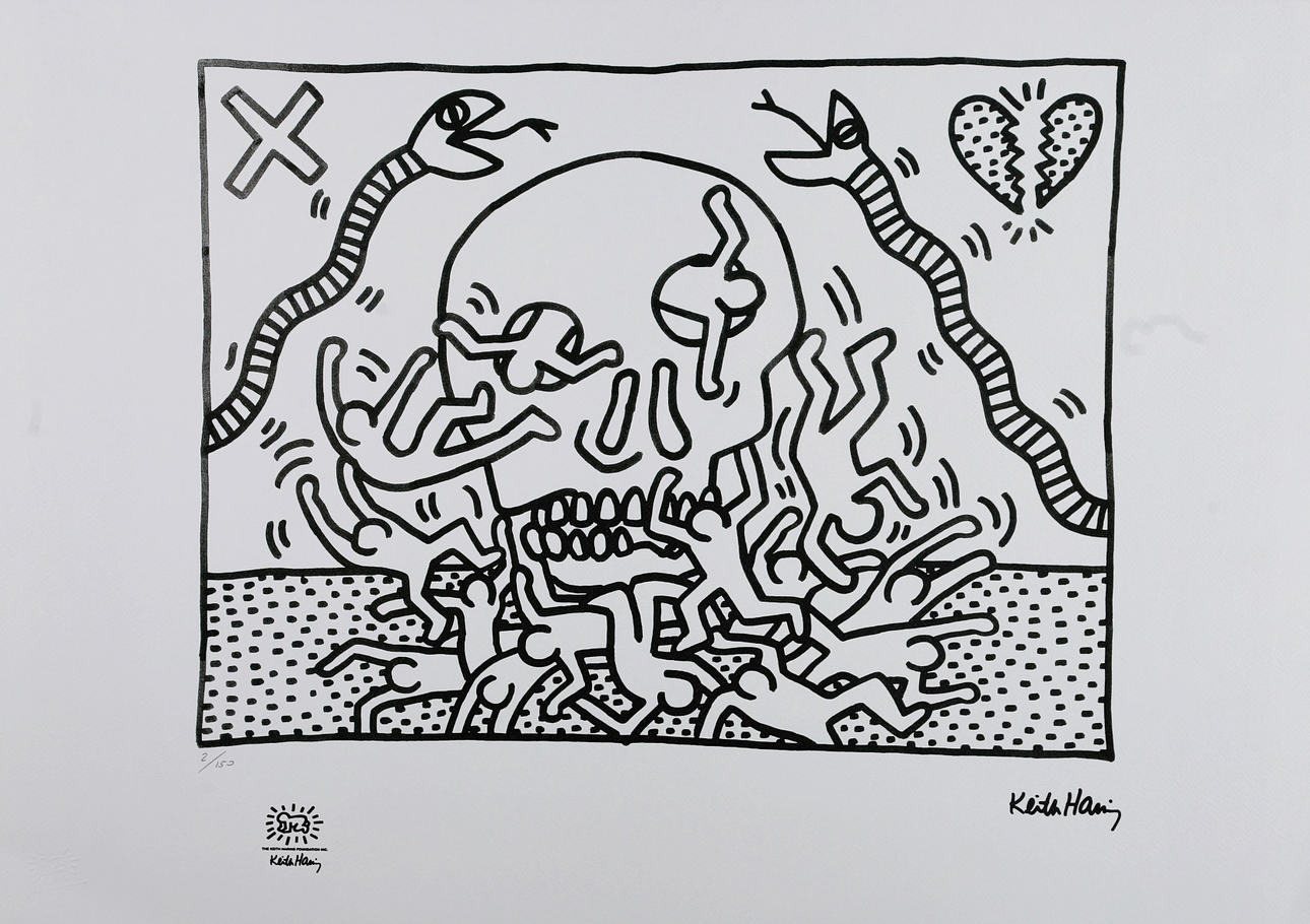 KEITH HARING. SEGÚN. Sin título.