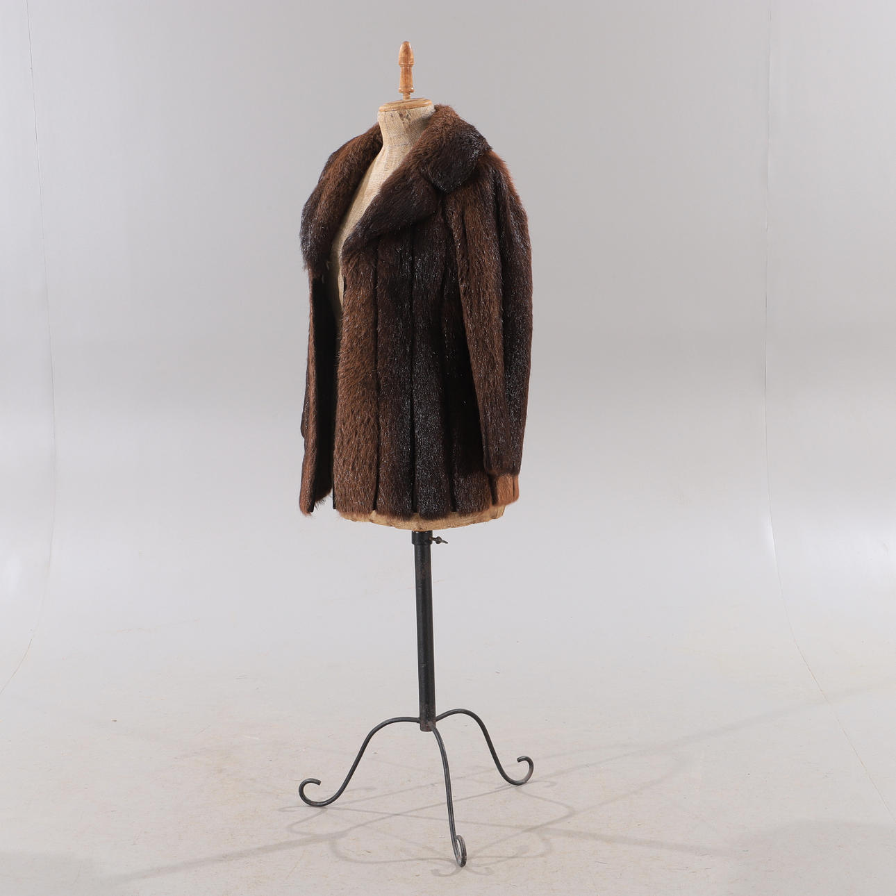 PÄLSJACKA, mink/mocka, Körsnär Lindell, Helsingborg.