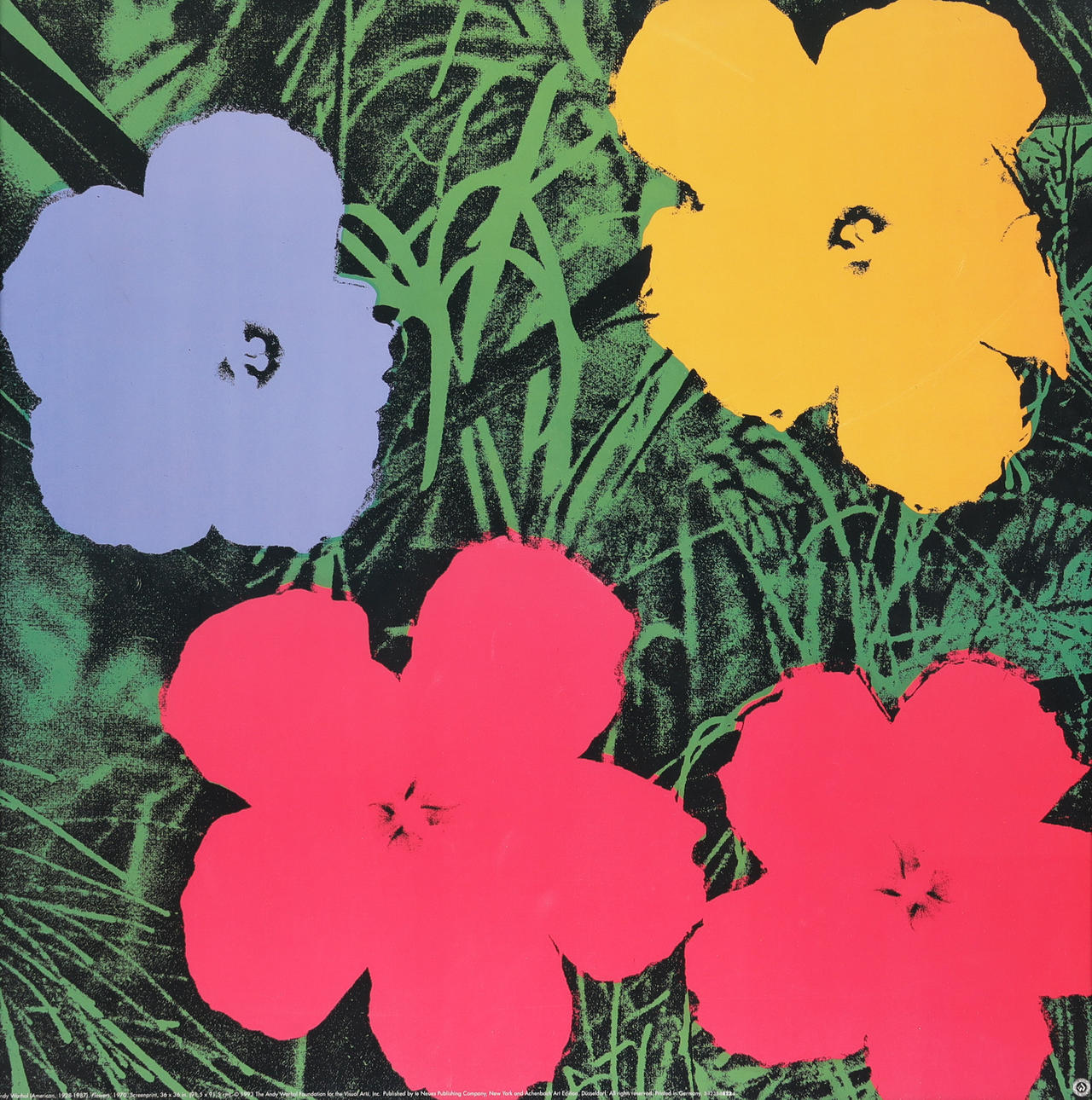 ANDY WARHOL 1928-1987. EFTER. Serigrafi, 'Flower'.