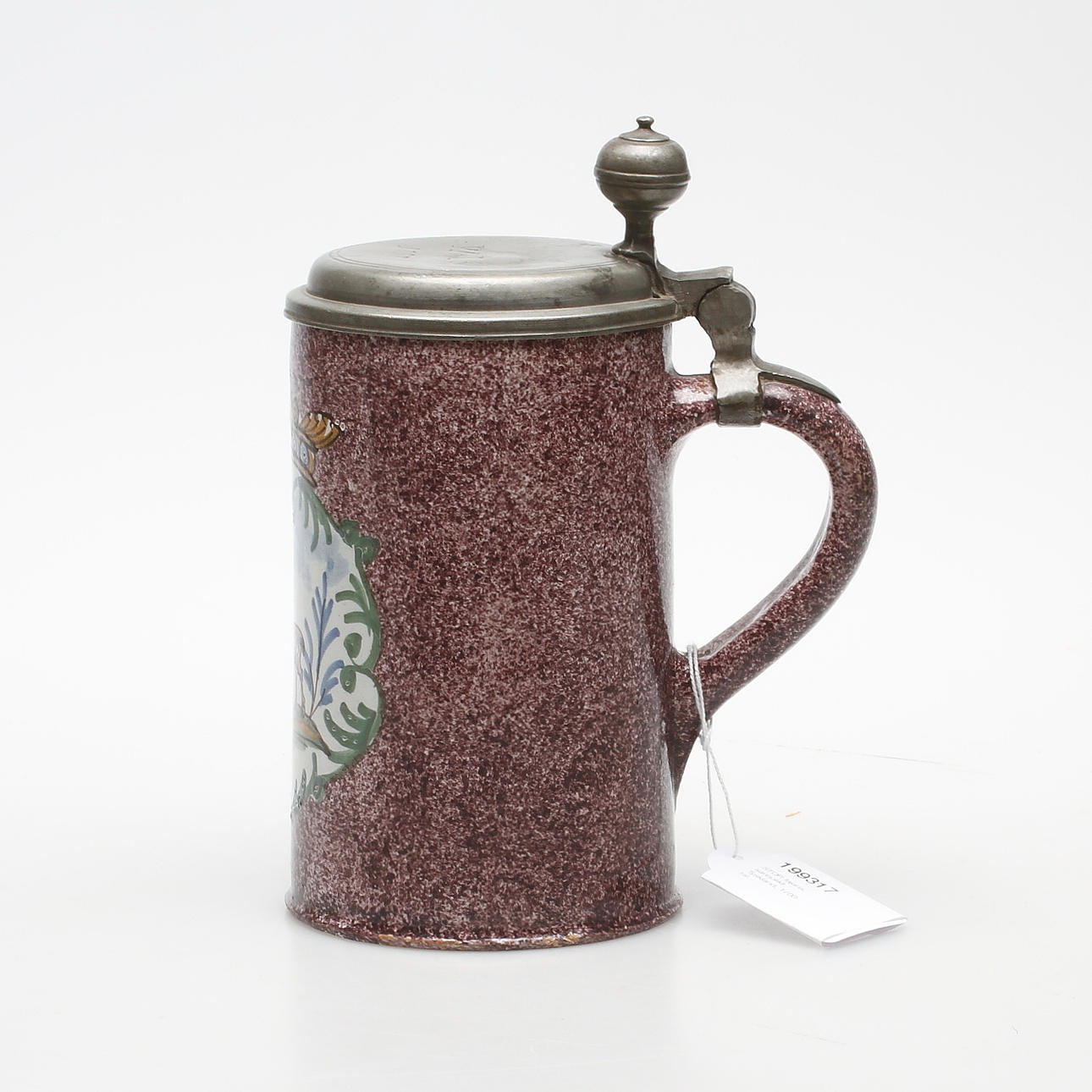 STOP, fajans, sannolikt Tyskland, 1700-tal.