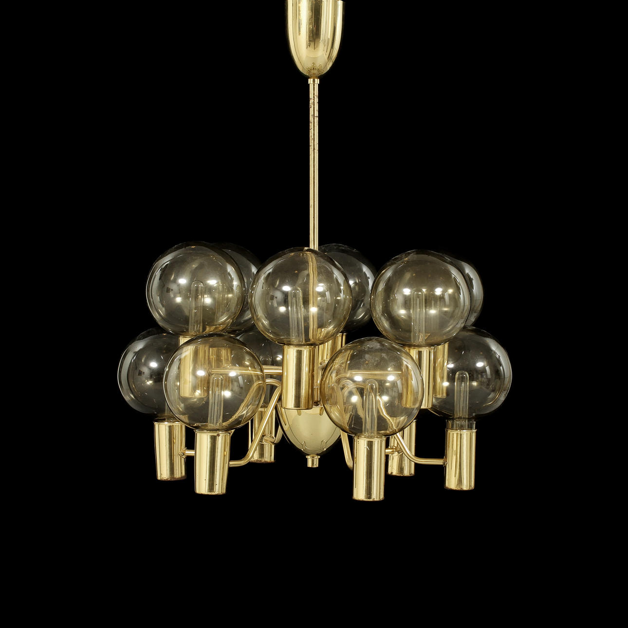 HANS AGNE JACOBSSON. Taklampa, Markaryd, etikettmärkt,1900-talets andra hälft.