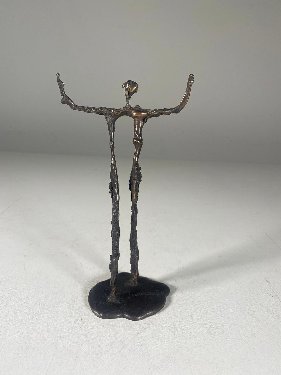 Jochen Schamal (1955), Bronzeskulptur, Sonnenanbeter.