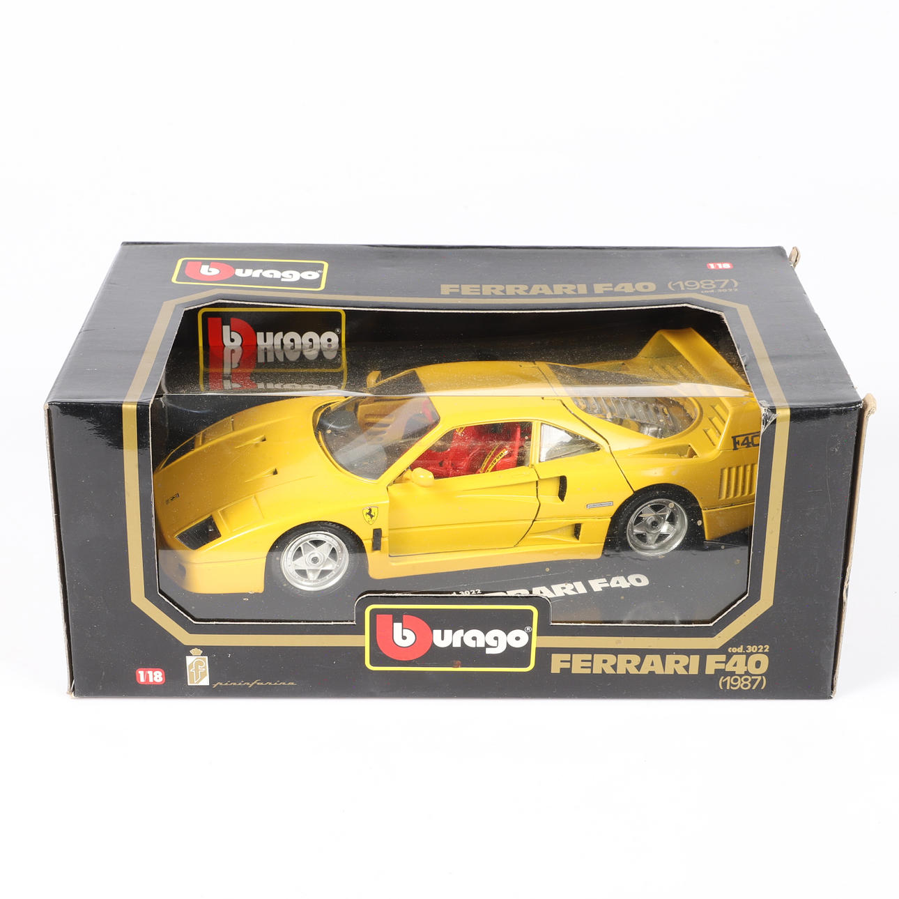 Ferrari F40 Burago 1/18 - Modèle Réduit - Occasion Très Bon état